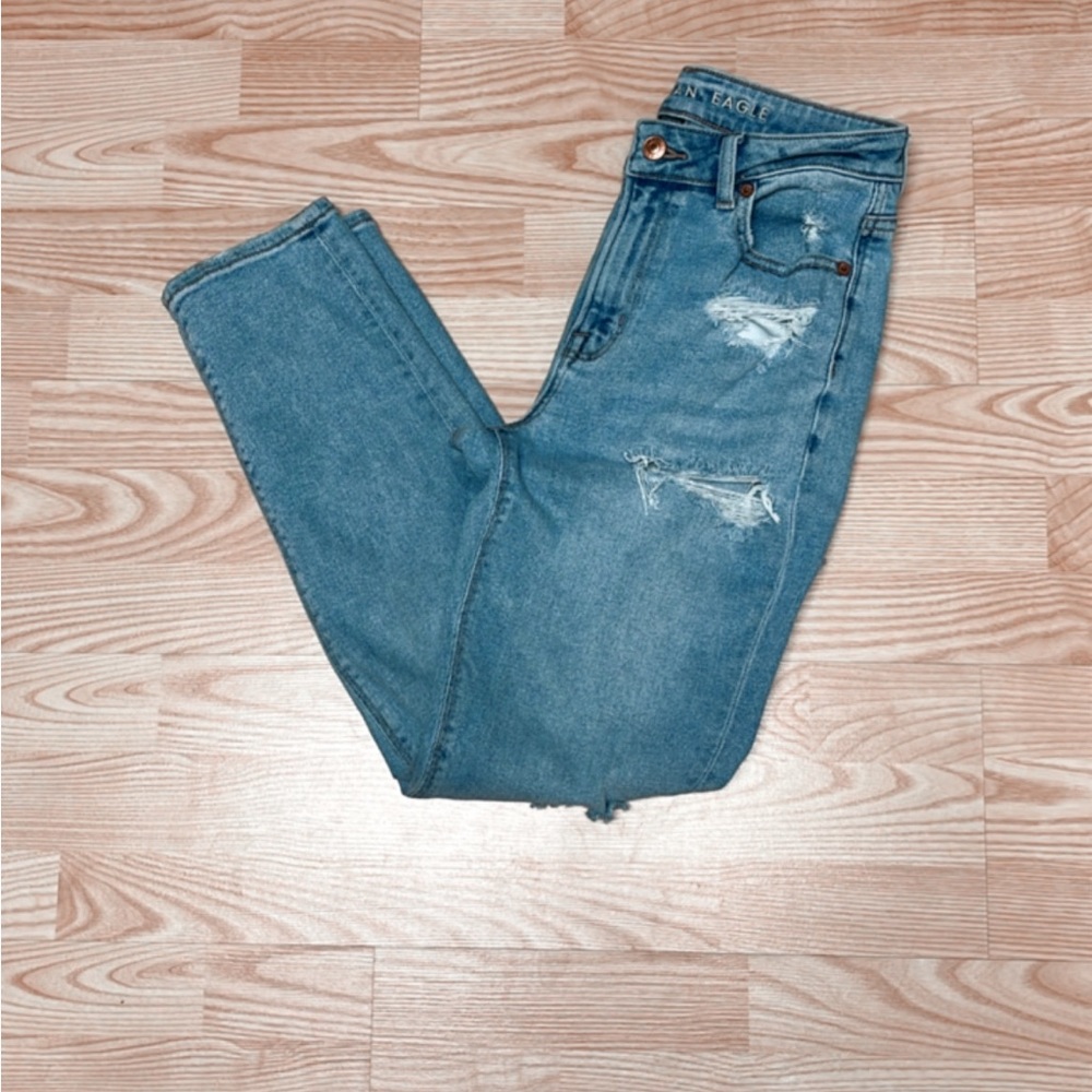 American eagle mom jeans size 0